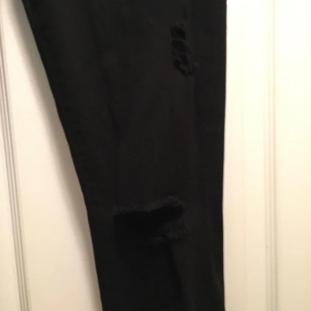 7 For All Mankind Distressed Ankle Jeans With Stretch - Picture 8 of 16